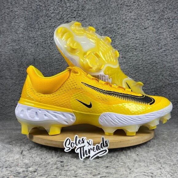 Nike Alpha Huarache Elite 4 MCS Baseball Size 14 Men Amarillo Black DX6962-701
